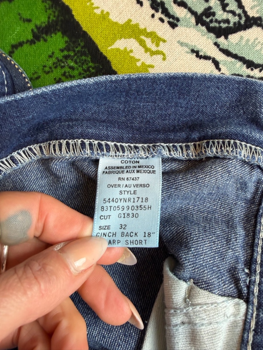 Y2K Ralph Lauren Polo Denim Carpenter Jorts  32 Waist - Picture 11 of 11